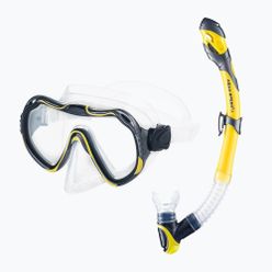 Zestaw do nurkowania AQUA-SPEED Java + Elba maska + fajka żółty 8206