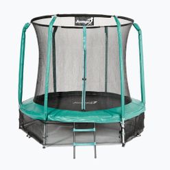 Trampolina ogrodowa Jumpi Maxy Comfort 244 cm zielona TRMAXY8FT
