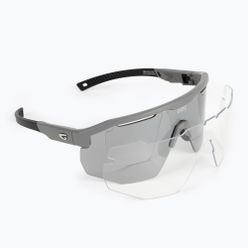 Okulary rowerowe GOG Argo matt grey / black / silver mirror E506-1