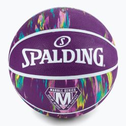 Piłka do koszykówki Spalding Marble fioletowa 84403Z rozmiar 7
