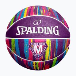 Piłka do koszykówki Spalding Marble fioletowa 84403Z