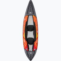 Kajak pompowany 2-osobowy 12’10” Aqua Marina Touring Kayak pomarańczowy Memba-390