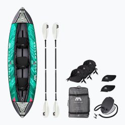 Kajak pompowany 3-osobowy Aqua Marina Laxo Recreational Kayak 12'6" 380 cm dark green
