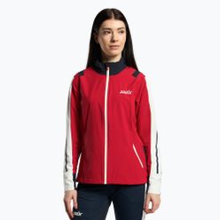 Kurtka na narty biegowe damska Swix Infinity czerwona 15246-99990-XS