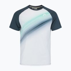Koszulka tenisowa męska HEAD Performance biało-granatowa 811413NVXP