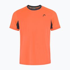 Koszulka tenisowa męska HEAD Slice pomarańczowa 811443FA