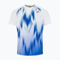 Koszulka tenisowa męska HEAD Topspin biało-niebieska 811453WHXV