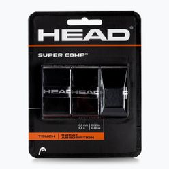 Owijki do rakiet tenisowych HEAD Super Comp 3 szt. czarne 285088