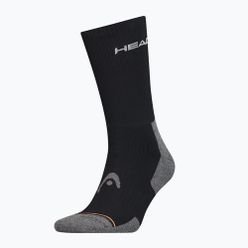 Skarpety tenisowe HEAD Socks Tennis 1P Crew Athletes czarne 811954BK