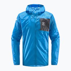 Kurtka przeciwwiatrowa męska Haglöfs L.I.M Shield Hood niebieska 605236
