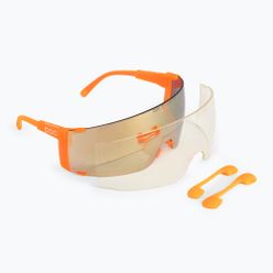 Okulary rowerowe POC Propel fluorescent orange translucent/clarity road gold