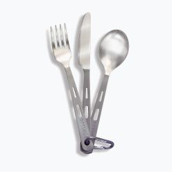 Sztućce Optimus Titanium 3-Piece Cutlery Set srebrne 8016286