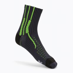Skarpety do biegania X-Socks Xbs. Effektor Running szaro-zielone EF-RS01S21U-G086