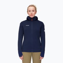 Bluza polarowa damska Mammut Taiss Light ML Hooded granatwa 1014-04540-5118-114