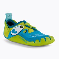 Buty wspinaczkowe dziecięce La Sportiva Gripit niebiesko-żółte 15R600702