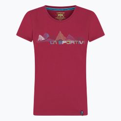 Koszulka trekkingowa damska La Sportiva Peaks czerwona O18502502