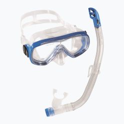 Zestaw do snorkelingu dziecięcy Cressi Ondina + Top maska + fajka bezbarwno-niebieski DM1010132