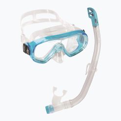 Zestaw do snorkelingu dziecięcy Cressi Ondina + Top maska + fajka Clear Aquamarine DM1010133