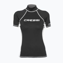 Koszulka do pływania damska Cressi Rash Guard S/SL czarno-biała LW476853