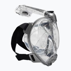 Maska pełnotwarzowa do snorkelingu Cressi Duke Dry szara XDT000000