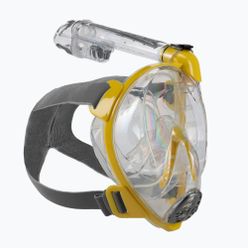 Maska pełnotwarzowa do snorkelingu Cressi Duke Dry żółta XDT000010