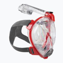 Maska pełnotwarzowa do snorkelingu Cressi Duke Dry czerwona XDT000058