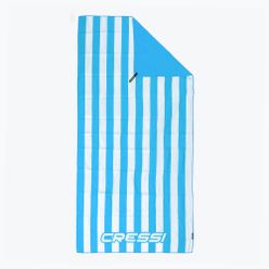 Ręcznik szybkoschnący Cressi Stripe Beach niebieski XVA871