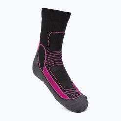 Skarpety trekkingowe damskie Mico Medium Weight Crew Hike Extra Dry szaro-różowe CA03022