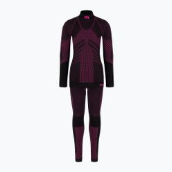 Bielizna termoaktywna dziecięca Mico Extra Dry Kit czarno-różowa BX02826