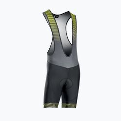 Spodenki rowerowe męskie Northwave Origin Bibshort czarno-żółte 89221020