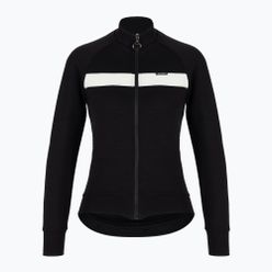 Bluza rowerowa męska Santini Adapt Wool Thermal Jersey czarna SP216075ADAPTWOOL
