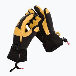 Rękawice snowboardowe męskie Level Ranger Leather żółte 2091