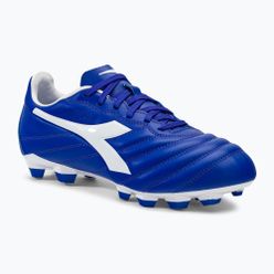 Buty do piłki nożnej dziecięce Diadora Brasil Elite 2 LT LPU Y niebieskie DD-101.178866-D0336-34