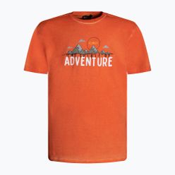 Koszulka trekkingowa dziecięca CMP pomarańczowa 39T7544/C704