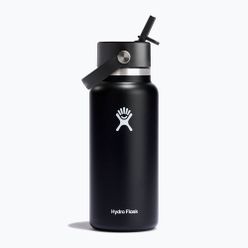 Butelka termiczna Hydro Flask Wide Flex Straw 945 ml czarna W32BFS001