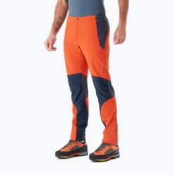 Spodnie trekkingowe męskie Rab Torque pomarańczowo-czarne QFU-69