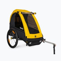 Przyczepka rowerowa jednoosobowa Burley Bee Single czarno-żółta 946211