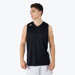 Koszulka koszykarska męska Joma Cancha III czarno-biała 101573.102