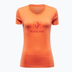 Koszulka trekkingowa damska BLACKYAK Senepol Classic Logo pomarańczowa 1901087