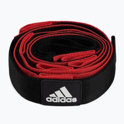 Pasek do ćwiczeń adidas czarno-czerwony ADTB-10608