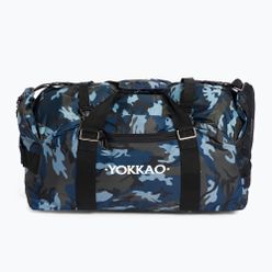 Torba treningowa YOKKAO Convertible Camo Gym Bag niebiesko-czarna BAG-2-B