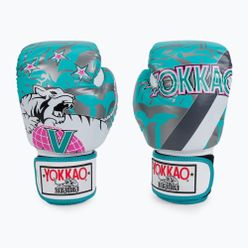 Rękawice bokserskie YOKKAO 90'S niebieskie BYGL-90-5