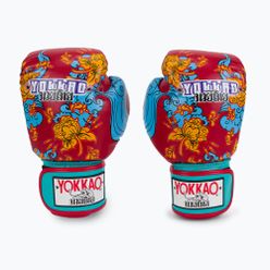 Rękawice bokserskie YOKKAO Hawaiian czerwone FYGL-71-2