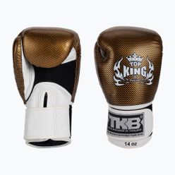 Rękawice bokserskie Top King Muay Thai Empower białe TKBGEM-02A-WH