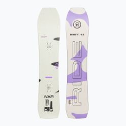 Deska snowboardowa RIDE Warpig biało-fioletowa 12G0014