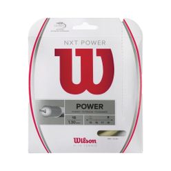 Naciąg tenisowy Wilson Nxt Power 16 12,2 m biały WRZ941600