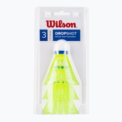 Lotki do badmintona Wilson Dropshot Clamshel 3 szt. żółte WRT6048YE+