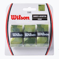 Owijki do rakiet tenisowych Wilson Camo Overgrip 3 szt. zielone WRZ470850+