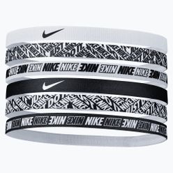 Opaski na głowę Nike Headbands Printed 6 szt. białe NI-N.000.2545