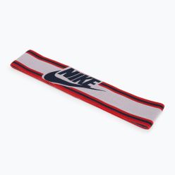 Opaska na głowę męska Nike Elastic Headband biało-czerwona N1003550-123